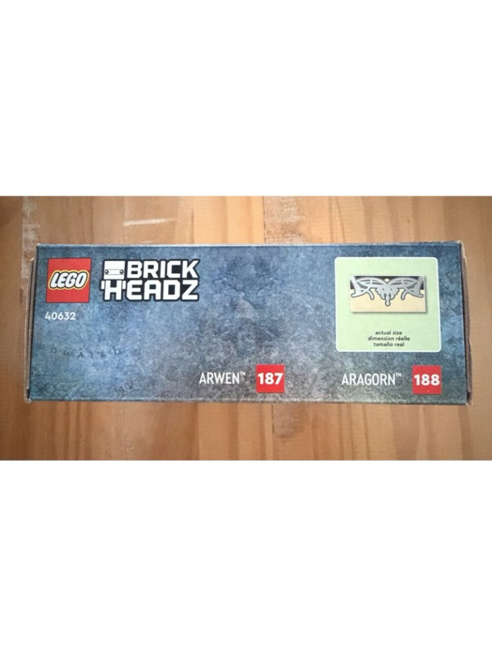 Lego Brickheadz The Lord of the Rings Arwen & Aragon 40632 BRAND NEW - Picture 5 of 7